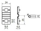 Elkülönítő 4mm huzal átmérőhöz. Kiszerelés: 100 db