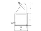 Támasztó oszlop rögzítő sapka Ø42,4 mm (1 1/4"-os) oszlopokra. Kiszerelés: 50 db