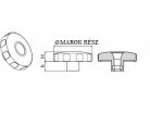 Erősített marokanya Ø50-es, csillag alakú markolattal, M10-es anyával. Kiszerelés: 100 db