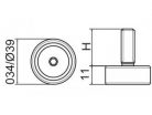 Állítható láb Ø 39mm méretű talppal, M8x20-as szárral. Kiszerelés: 100 db